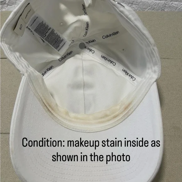Calvin Klein Classic White Cap - Picture 2 of 2